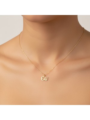 Tabitela 14 Ayar Altın Kolye Ucu E&u GM11335 0.5 gr