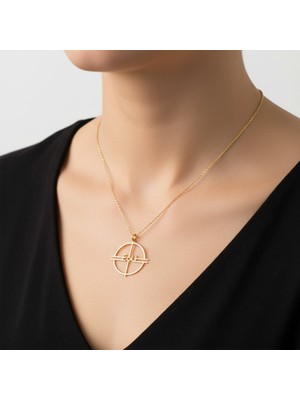 Tabitela 14 Ayar Altın Kolye Ucu E&u GM11347 0.5 gr