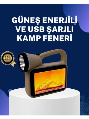 DS LLC Solar Alev Lambası – Kamp, Bahçe ve Dış Mekan Için