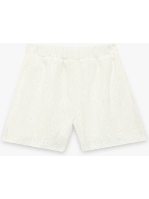 Koton Brode Beli Lastikli Şort
