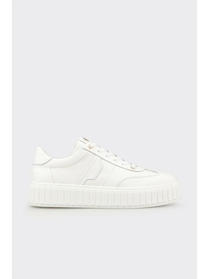 Elle Beyaz Deri Erkek Spor Ayakkabı