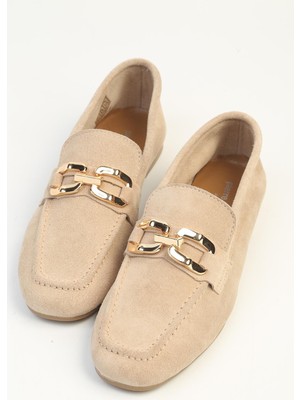 Benetton Pierre Cardin Bej Kadın Loafer PC-55701