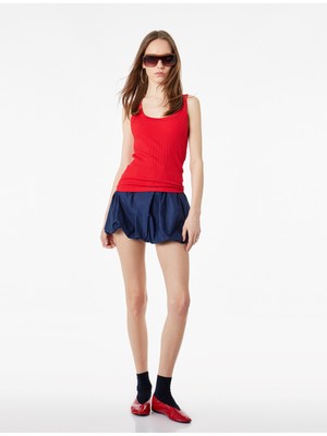 Koton Pamuklu U Yaka Slim Fit Atlet
