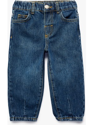 Koton Pamuklu Loose Fit Balon Form Denim Pantolon