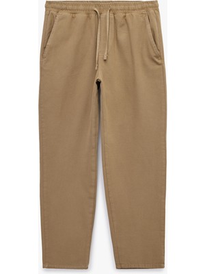 Koton Pamuklu Regular Fit Cepli Beli Bağcıklı Pantolon