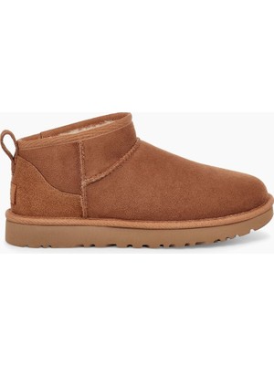 UGG Kadın Bot 1116109 Hakiki Deri Düz Topuklu Klasik Model Taba Renkli