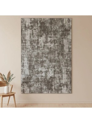 Ottofis Laura Koleksiyonu 4 Metrekare 150x230cm Bej-Krem Renk Akrilik Iplik Saçaksız Makine Dokuma Salon Mutfak Yatak Odası Halısı