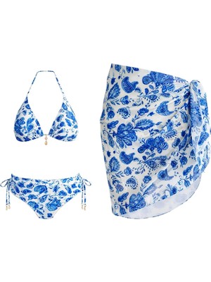 Sailor Moda Kısa Pareolu Brezilyan Bikini Takım