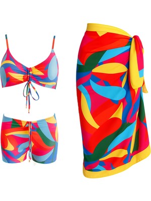 Sailor Moda Pareolu Toparlayıcı Şortlu Takım