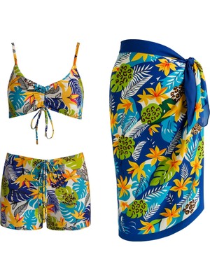 Sailor Moda Pareolu Toparlayıcı Şortlu Takım