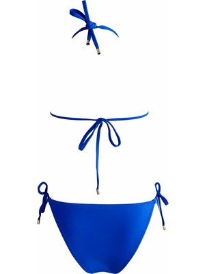 Sailor Moda Üçgen Ince Ipli Deniz Yıldızlı Bikini Takım