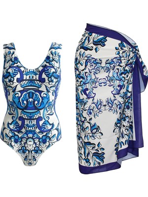 Sailor Moda Pareolu Desenli V Yaka Mayo