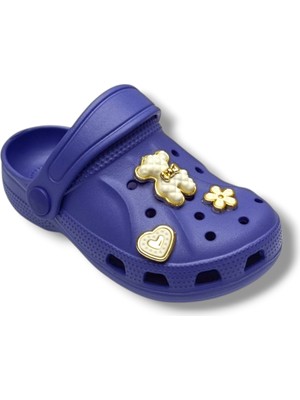 Apella E200-3-26 Kedi Süslü Sabo Kız Çocuk Terlik&sandalet 26-30