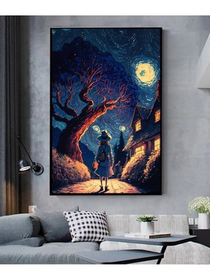 Şehzat Dekoratif Soyut Sanat Ahşap Kanvas Tablo