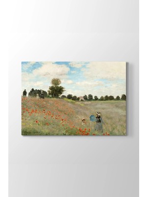 Şehzat Claude Monet - Poppy Field Tablosu