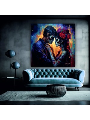 Şehzat Dead Of Day Mexıco Temalı Yüksek Çözünürlüklü Kanvas Tablo