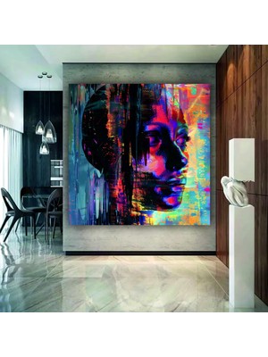 Şehzat Abstract Modern Yüksek Çözünürlüklü Kanvas Tablo