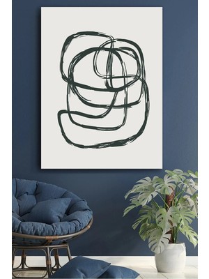 Şehzat Kanvas Tablo Resim Soyut Modern Dekoratif Duvar Tablosu