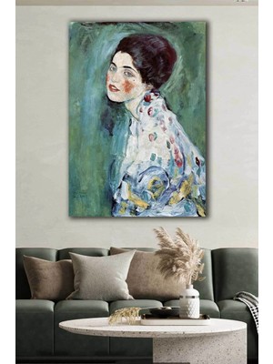 Şehzat Kadın Portresi - Gustav Klimt Ünlü Ressamlar Kanvas Tablo