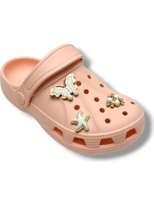 Apella E300-3-26 Kelebek Yıldız Süslü Sabo Kız Çocuk Terlik&sandalet 31-35