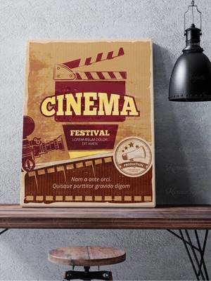 Şehzat Cafe Caffe Cafeler Kahve Büfe Büfeler Için Abstract Trend Dekoratif Kanvas Canvas Tablo Tablolar