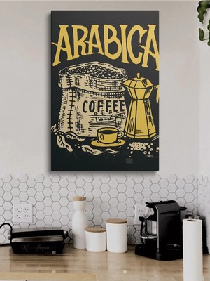 Şehzat Cafe Caffe Cafeler Kahve Büfe Büfeler Için Abstract Trend Dekoratif Kanvas Canvas Tablo Tablolar