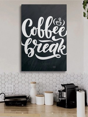 Şehzat Cafe Caffe Cafeler Kahve Büfe Büfeler Için Abstract Trend Dekoratif Kanvas Canvas Tablo Tablolar