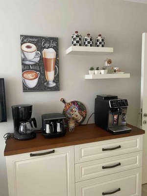 Şehzat Cafe Caffe Cafeler Kahve Büfe Büfeler Için Abstract Trend Dekoratif Kanvas Canvas Tablo Tablolar