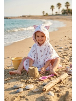 Miespiga Unicorn Çocuk Müslin Panço