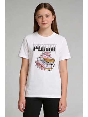 Puma Graphic Tee Çocuk Siyah Tişört – Pamuklu Baskılı Günlük Tişört