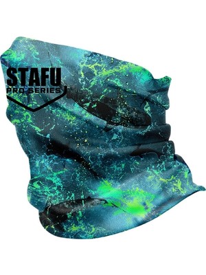 Stafu Pro Bogeyman Shark Blue Lime Bandana