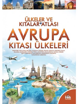 Halk Kitabevi Avrupa Kıtası Ülkeleri - Ülkeler ve Kıtalar Atlası 3