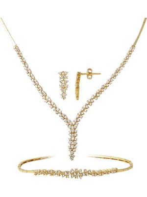 Bilezikci Sarmaşık Sarı Altın Set Takımı