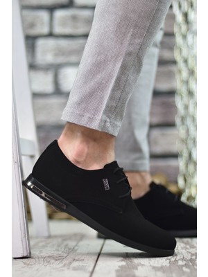 Riccon Siyah Erkek Casual Ayakkabı Düz Tabanlı, Suya Dayanıklı ve 1. Sınıf Malzeme ile Üretilmiştir