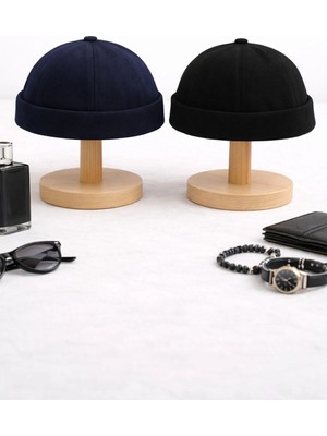 Ritagarcia Ayarlanabilir Lacivert-Siyah Retro Takke Yazlık 2.li Set