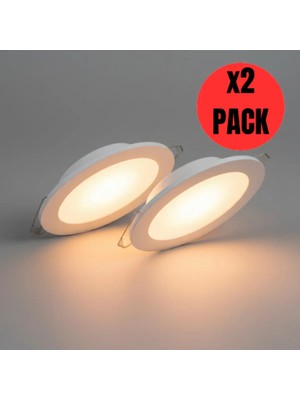 K2 KDL402 Sıva Altı Slim LED Panel 15W (Asma Tavan Aydınlatma) - 3000K Sari Işik