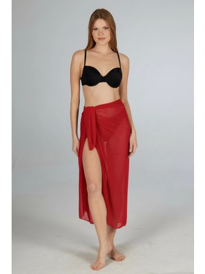 Gecem Giyim Estiva 6000 Kadın Düz Şifon Pareo