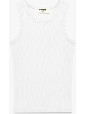 Koton Pamuklu Ribanalı Bisiklet Yaka Basic Atlet