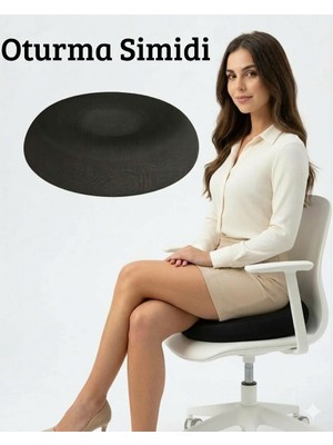 Tam12 Ortopedik Hemoroid Basur Minderi Kuyruk Sokumu Koltuk Yastığı Konforlu Oturma Simidi