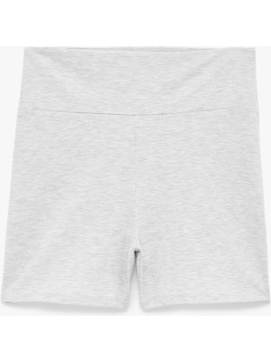 Koton Yüksek Bel Slim Fit Spor Biker Tayt