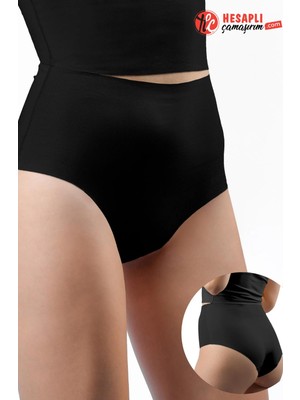 Bolero Premium Kadın Dikişsiz Seamless Iz Yapmaz Mikro Modal Pamuk Yüksek Bel Slip Külot 1 Adet