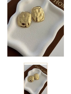 Afsel Jewelry Modern Gold Küpe