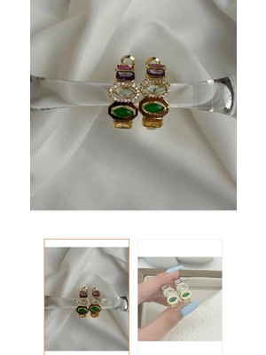 Afsel Jewelry Renkli Küpe