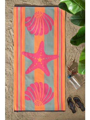 Özdilek Nice Plaj Havlusu (70X150)-PINK Shell