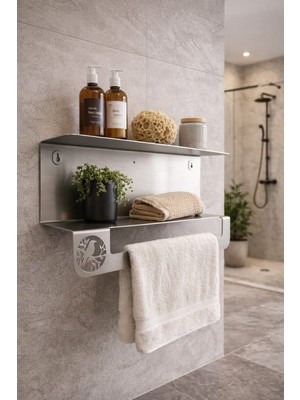 Metalfix Paslanmaz Çelik Banyo Rafı & Havluluk –  Premium Tasarım