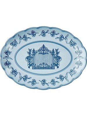 ​​​​​​​guzzini Josephine Servis Tabağı Small 36X27 cm Mavi 