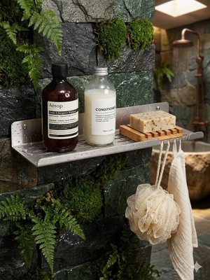 Metalfix Paslanmaz Çelik Lüks Duş Rafı - Modern Banyo Organizeri