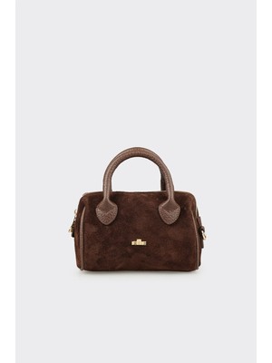 Elle Kahve Kadın Küçük El Çantası