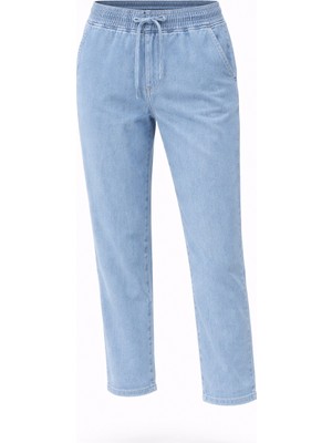 Vena Marla Sky Blue Yüksek Bel Slouchy Jogger Pantolon-Sky Blue