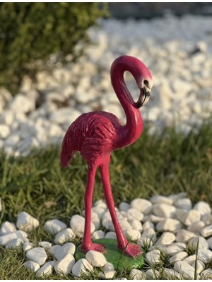 Bahçe ve Balkon Dekoratif Flamingo Heykeli